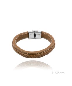 Pulsera en piel trenzada