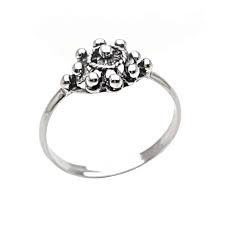 Anillo plata oxidada charro