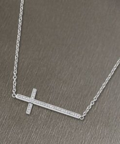 Gargantilla acero Lotus cruz