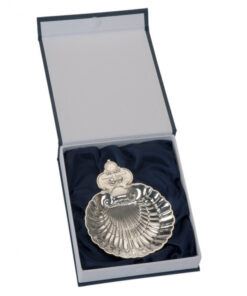 Concha de Bautismo plateada