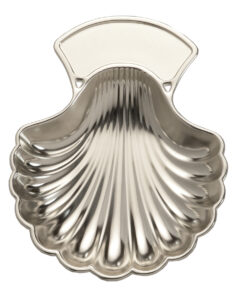 Concha de Bautismo de metal