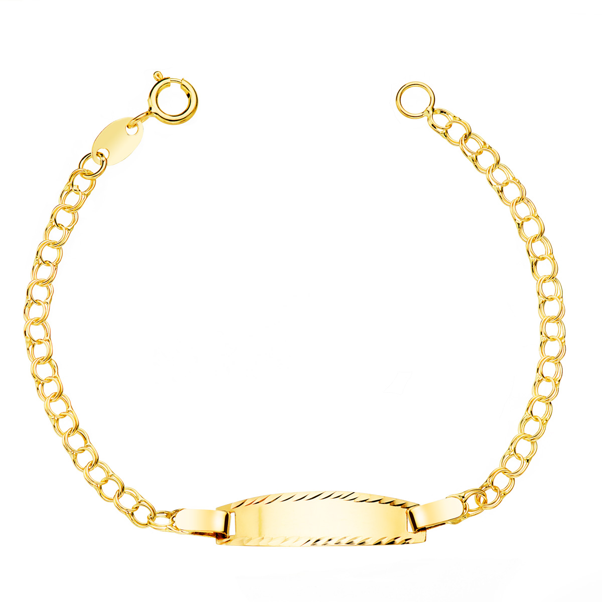 Esclava bebé eslabón húngaro. Oro 18 kilates