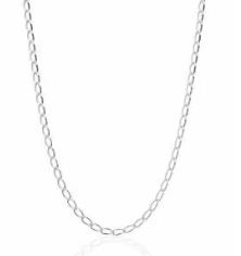 Cadena plata Bilbao 50-60cm.