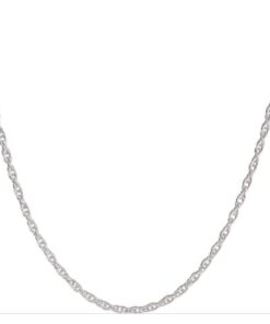 Cadena plata cordoncillo 40cm