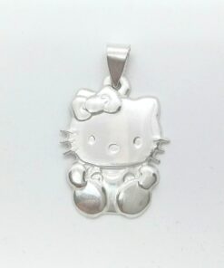 Colgante plata lisa Kitty