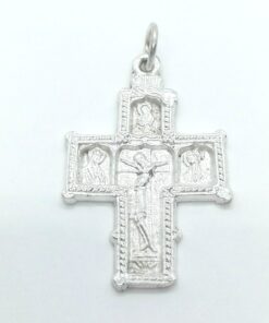 Cruz plata de ley Bizantina