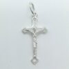 Cruz plata ley con Cristo