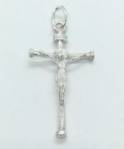 Cruz con Cristo en plata