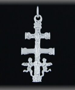 Cruz plata de ley Caravaca