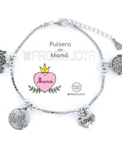 Pulsera plata de Mamá