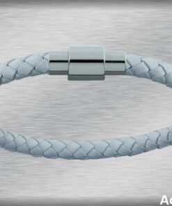 Pulsera acero y piel blanca