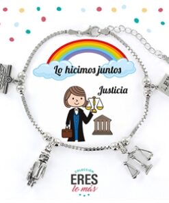 Pulsera plata de la Justicia