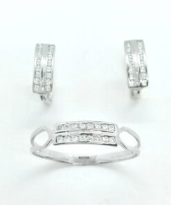 Juego Comunión oro blanco