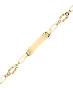 Esclava bebé o comunión nudos. Oro 18k