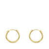 Pendientes de aro medidas 12 x 1.5 mm, oro 18k.