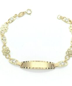 Esclava oro Comunión Flores