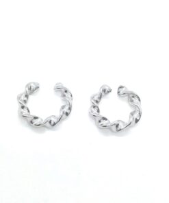 Pendiente aro plata cartílago