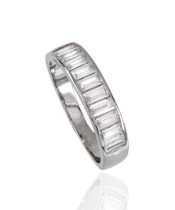 Anillo plata circonitas en palotes