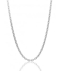Cadena plata forzada 45cm.
