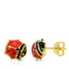 Pendientes mariquitas oro 9quilates