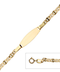 Esclava bebé modelo ancla. Oro 18k