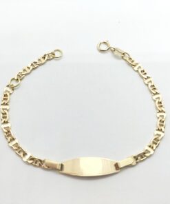 Esclava oro bebé ancla