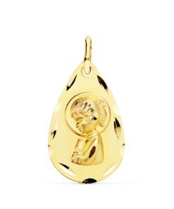 Medalla Virgen niña oro