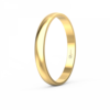 Alianza boda oro lisa 2.5mm