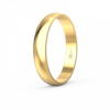 Alianza boda lisa oro amarillo18 kilates 3.5 mm.