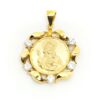 Medalla oro corazón de Jesús