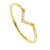 Anillo oro con 7 diamantes