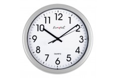 Reloj de pared color plata