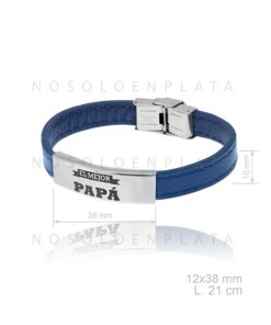Pulsera acero el mejor Papá