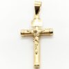 Cruz oro con Cristo