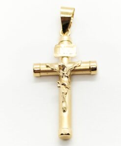 Cruz oro con Cristo