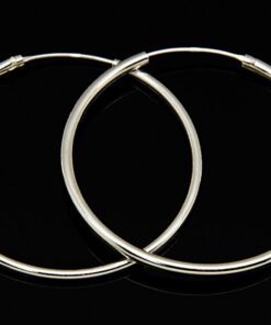 Pendientes aro plata 50mm.