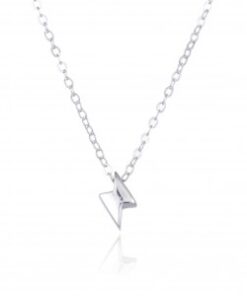 Gargantilla plata rayo liso