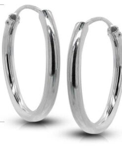 Pendientes plata aro 18 mm.