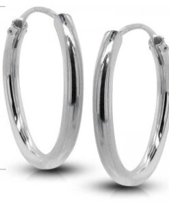 Pendientes aro plata 20 mm.