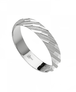 Alianza plata matizada rayas