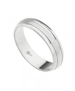 Alianza plata brillo y mate