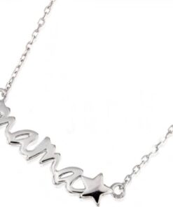 Gargantilla plata mamá con estrella