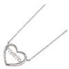 Gargantilla plata Madre corazon