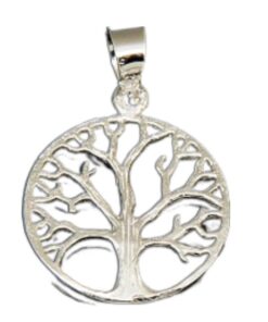 Colgante plata árbol de la vida