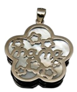 Colgante plata mamá con nácar