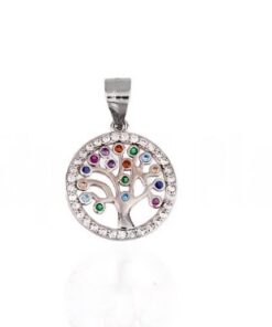 Colgante plata árbol de la vida