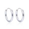 Pendientes aro plata 10 mm.