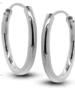 Pendientes aro plata 18 mm.