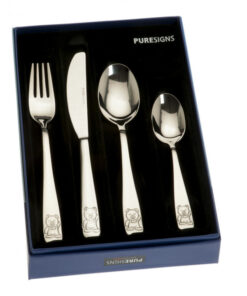 Cubierto infantil acero oso