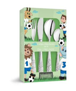 Cubierto infantil animales futbol